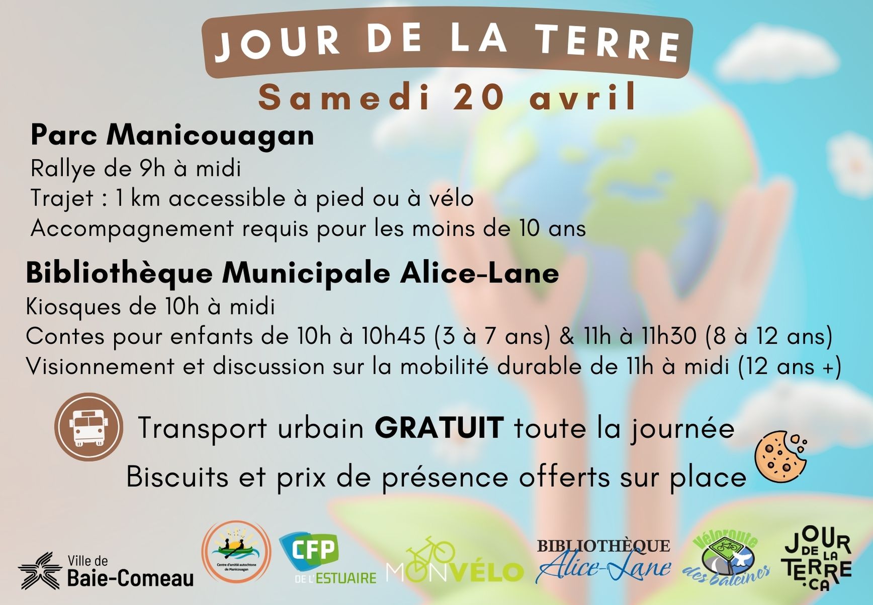 Activité dans le cadre du Jour de la Terre