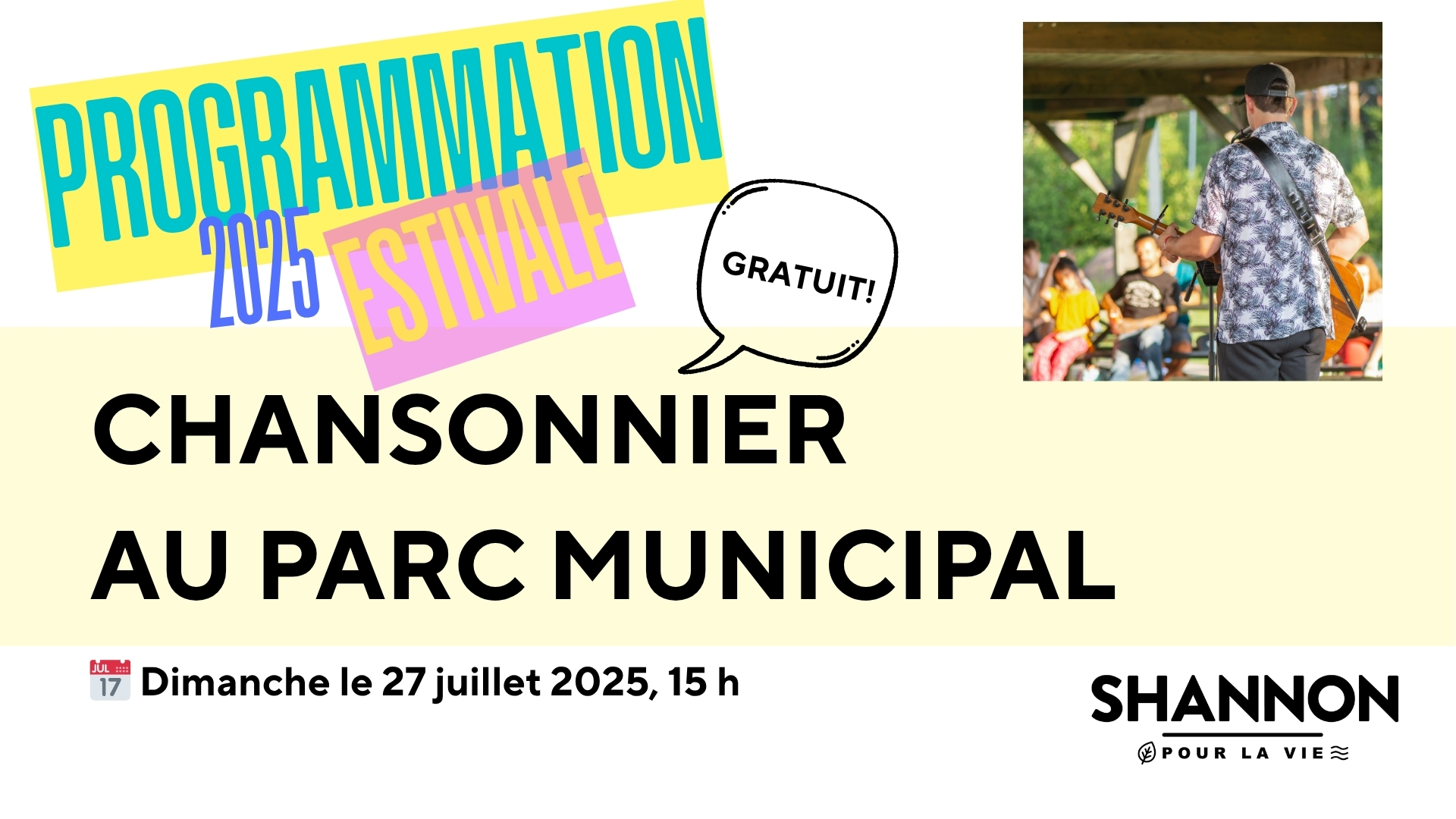 CHANSONNIER AU PARC MUNICIPAL