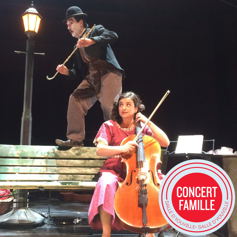 Charlot et mademoiselle cello