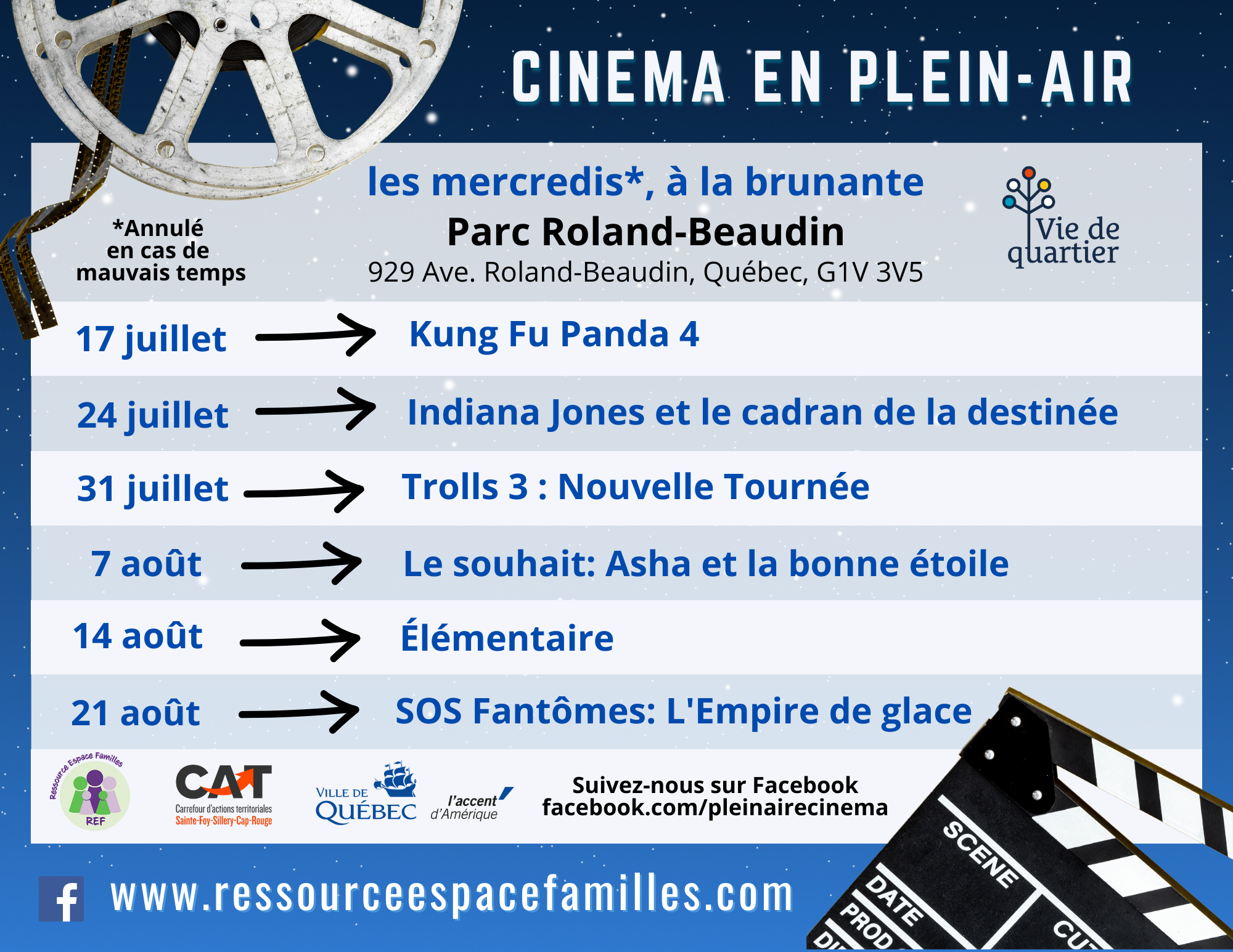 Cinéma en plein-air : Élémentaire