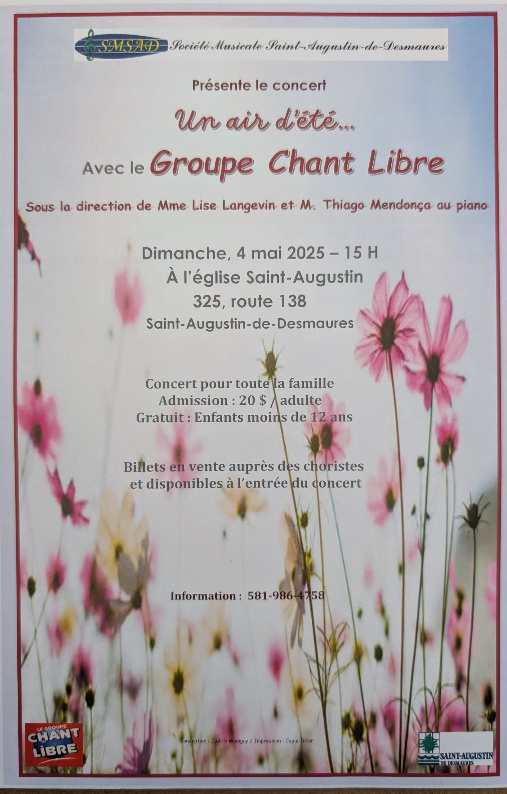 Concert du Groupe Chant Libre