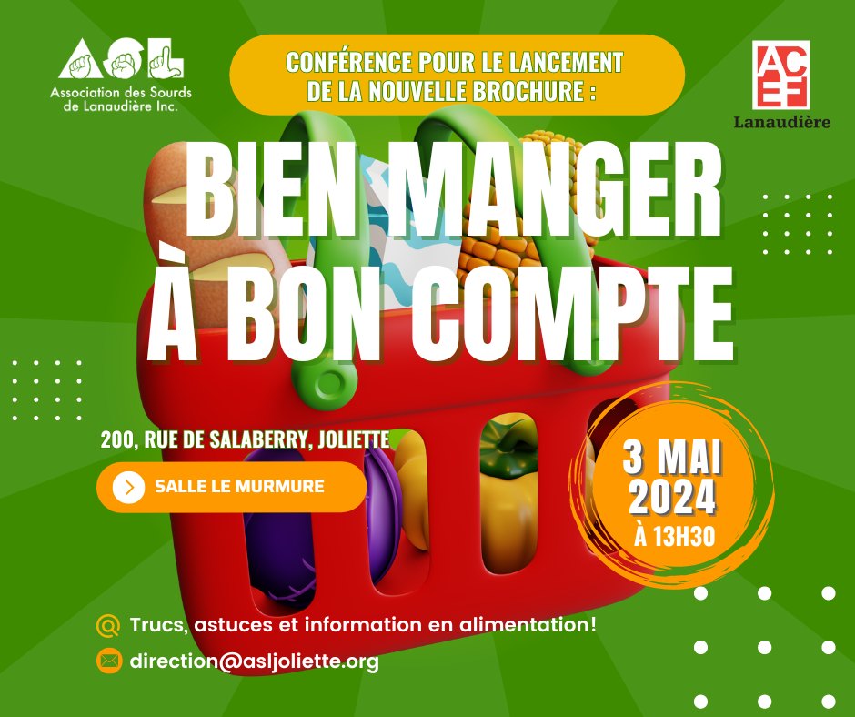 Conférence: Bien manger à bon compte