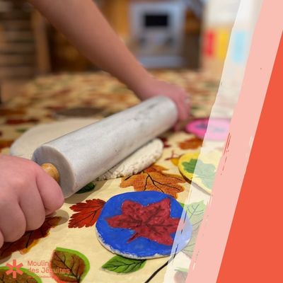 Création d'estampes en pâte à sel