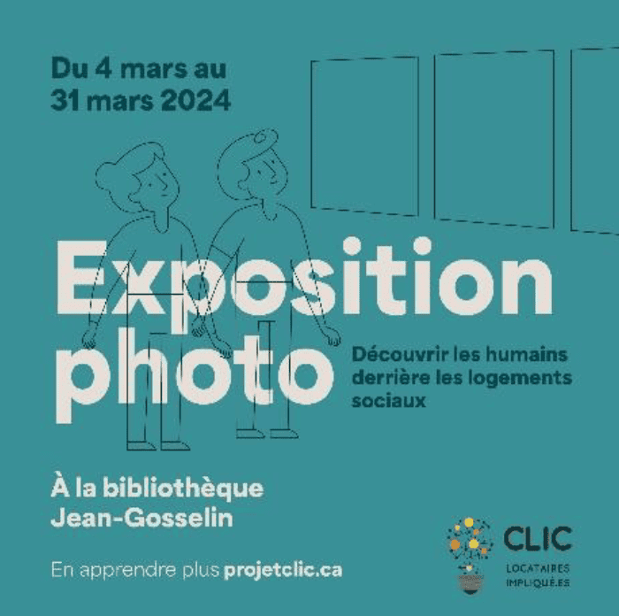 Exposition photos de locataires impliqué.es