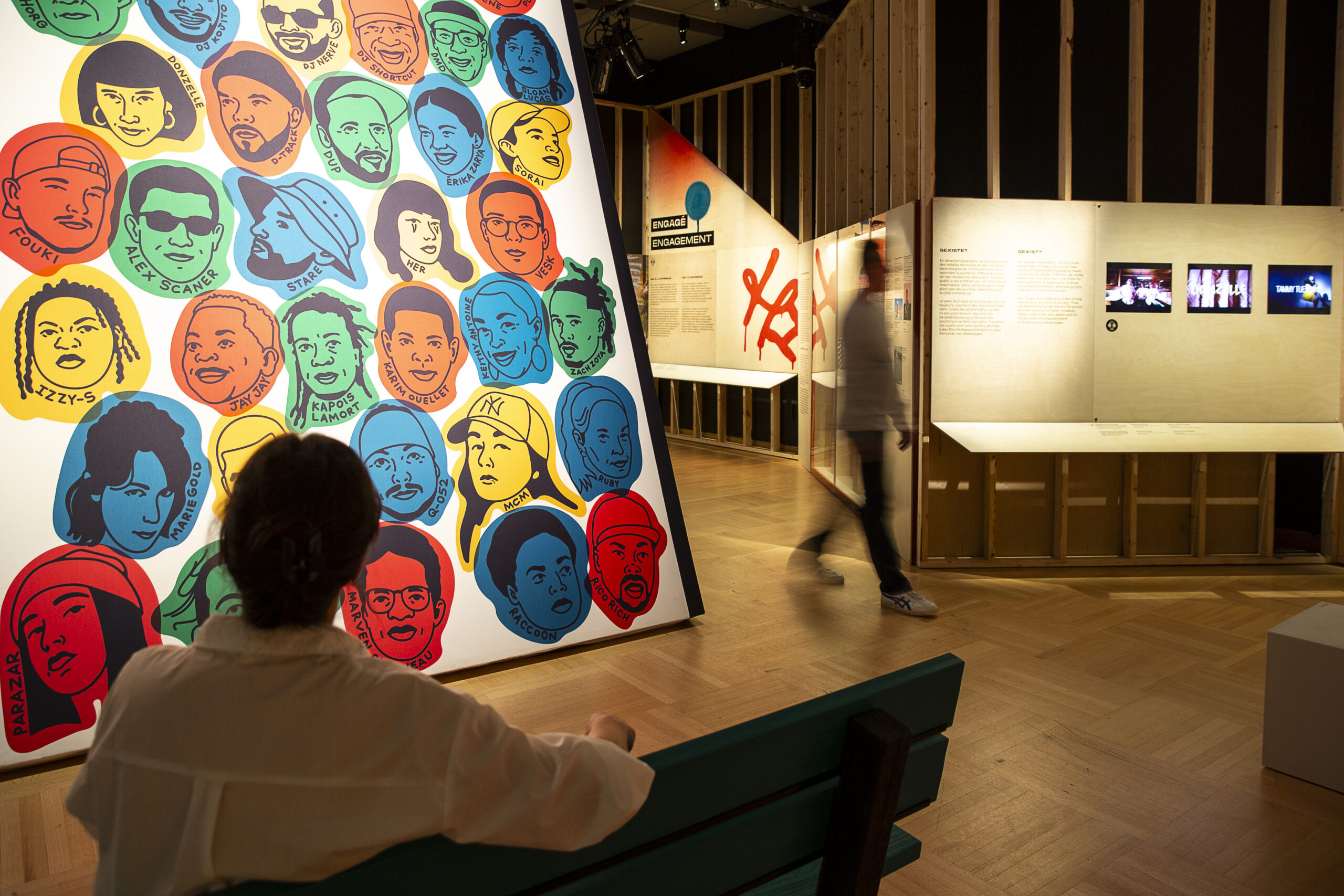 Exposition Sur paroles. Le son du rap queb