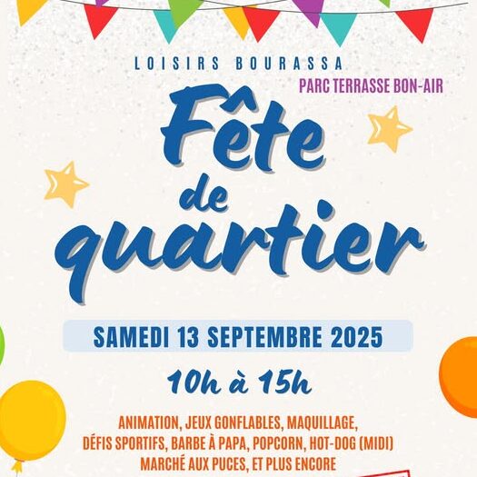 Fête de quartier des Loisirs Bourassa
