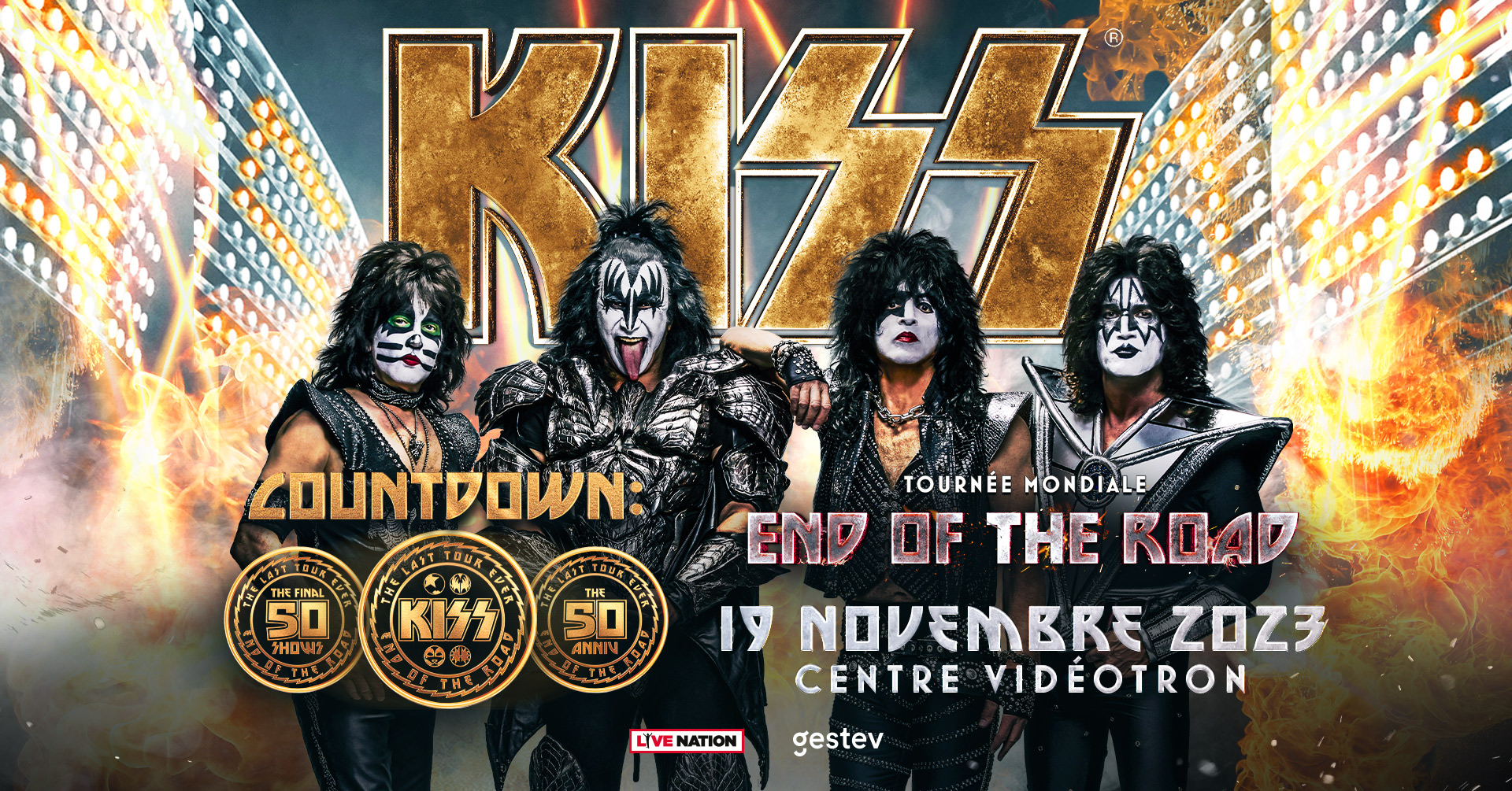 KISS au Centre Vidéotron