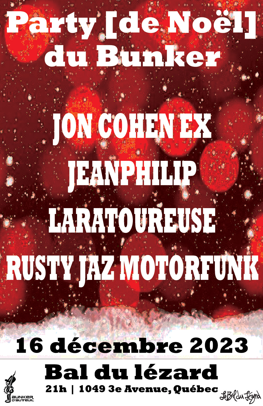 Le party [de Noël] du Bunker