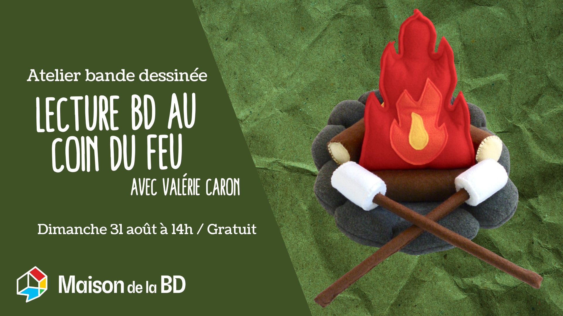Lecture BD au coin du feu avec Valérie Caron