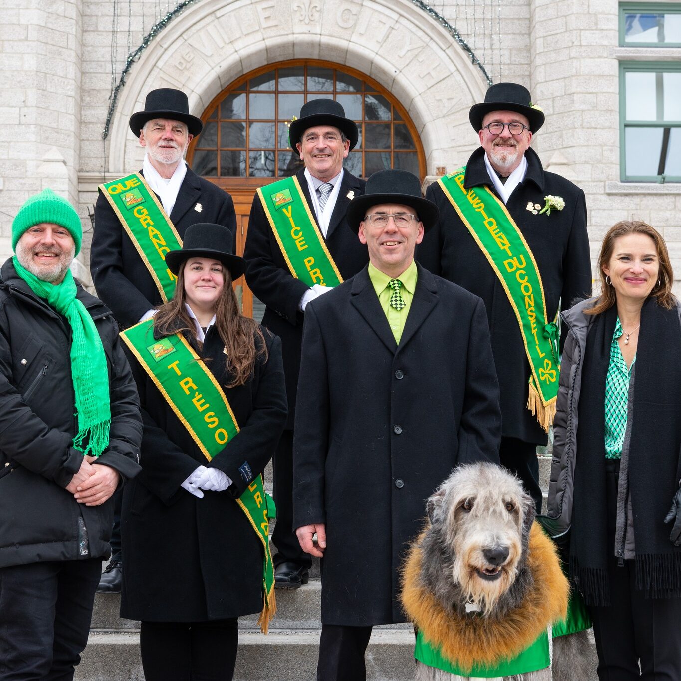 Levée du drapeau d’Irlande