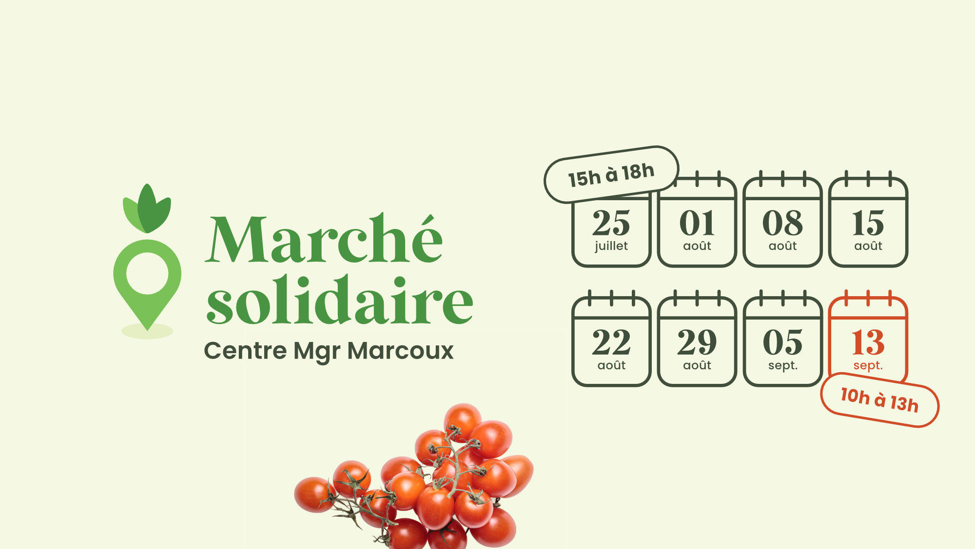 Marché solidaire de Maizerets