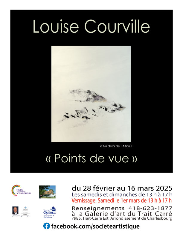 « Points de vue » de l'artiste  Louise Courville