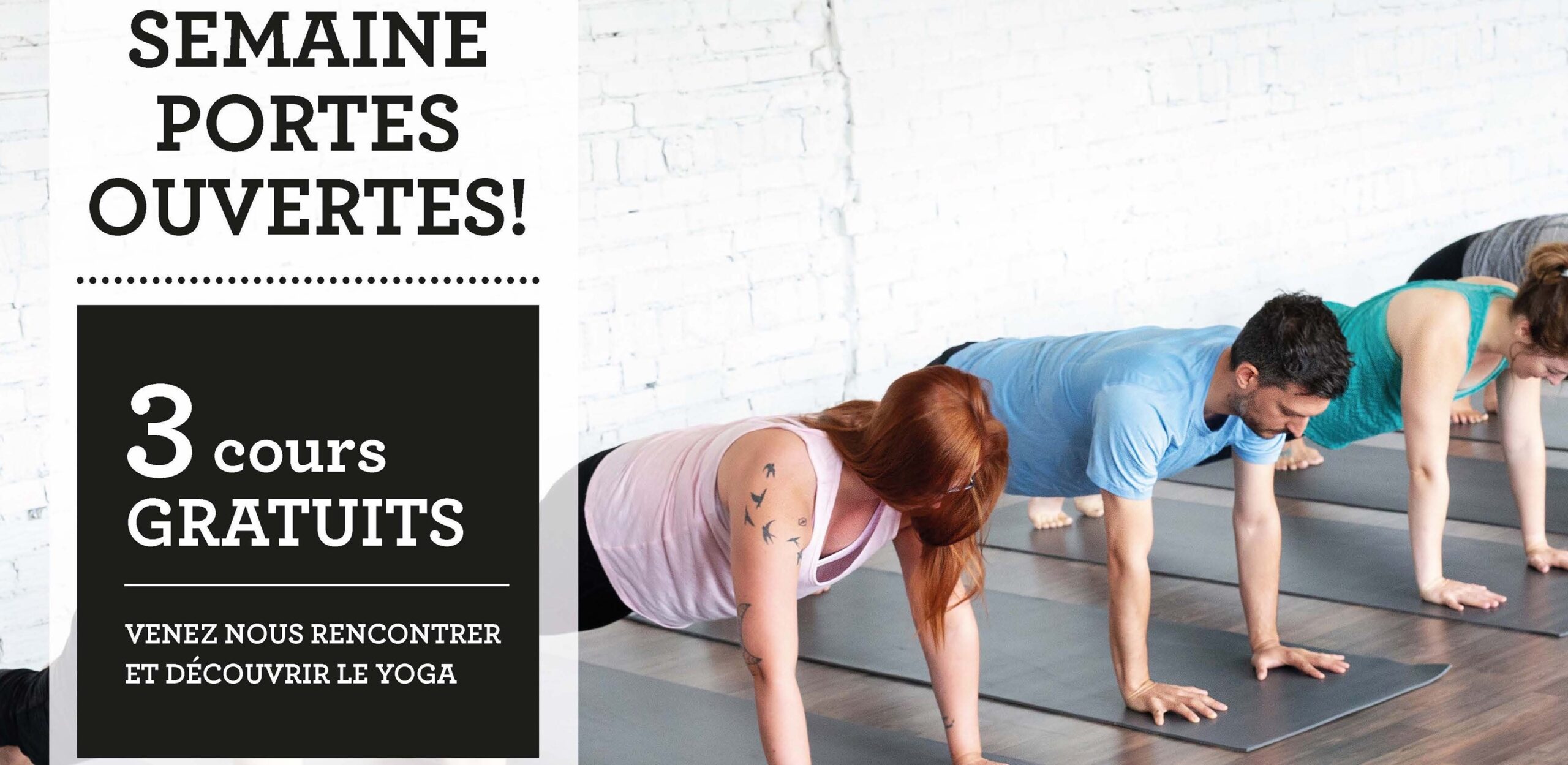 Portes ouvertes studio de yoga Namaste Limoilou