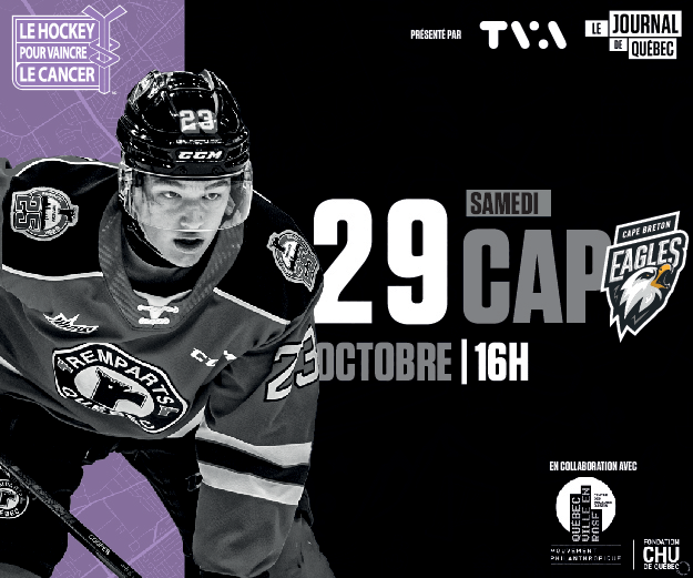 REMPARTS DE QUÉBEC VS EAGLES DU CAPE BRETON