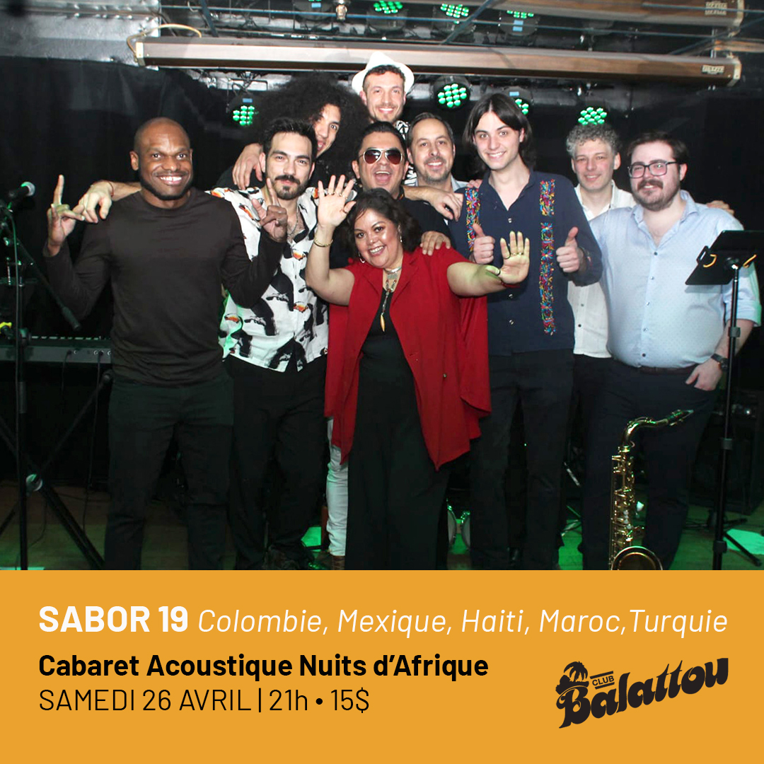 SABOR 19 – Cabaret Acoustique Nuits d'Afrique