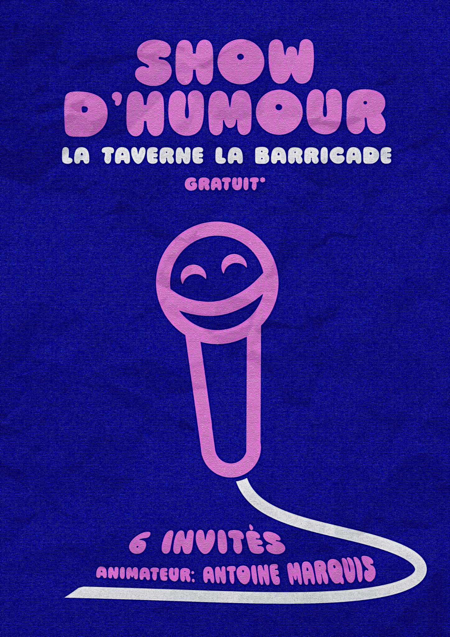 Soirée d'humour à la Taverne la Barricade