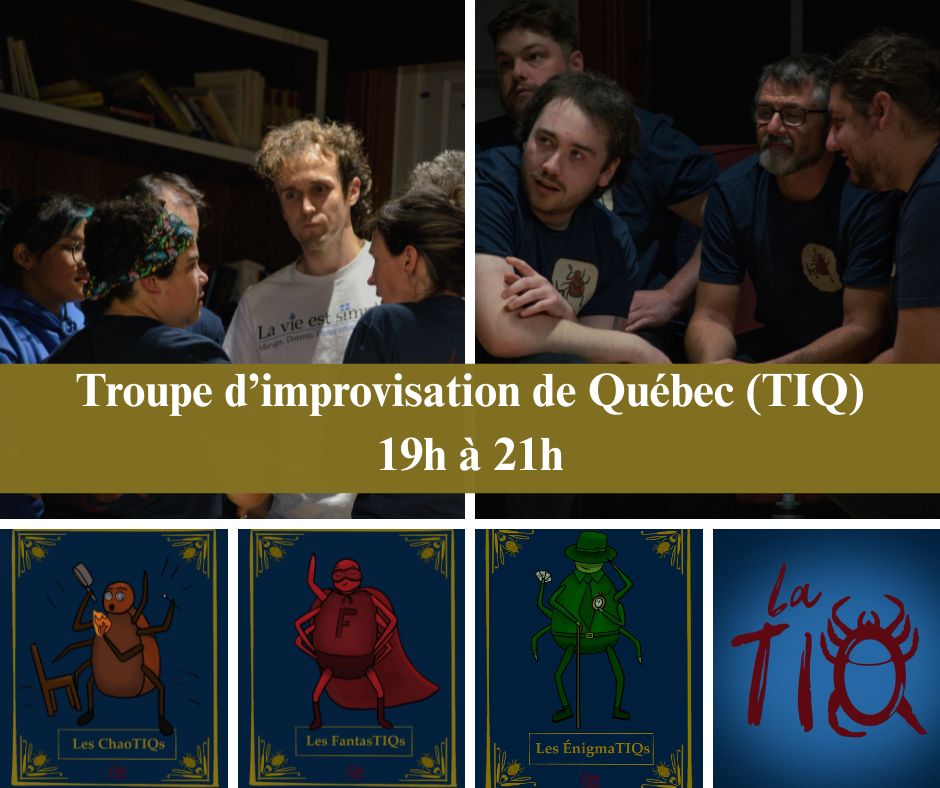 Troupe d’improvisation de Québec (TIQ) – Match d’impro