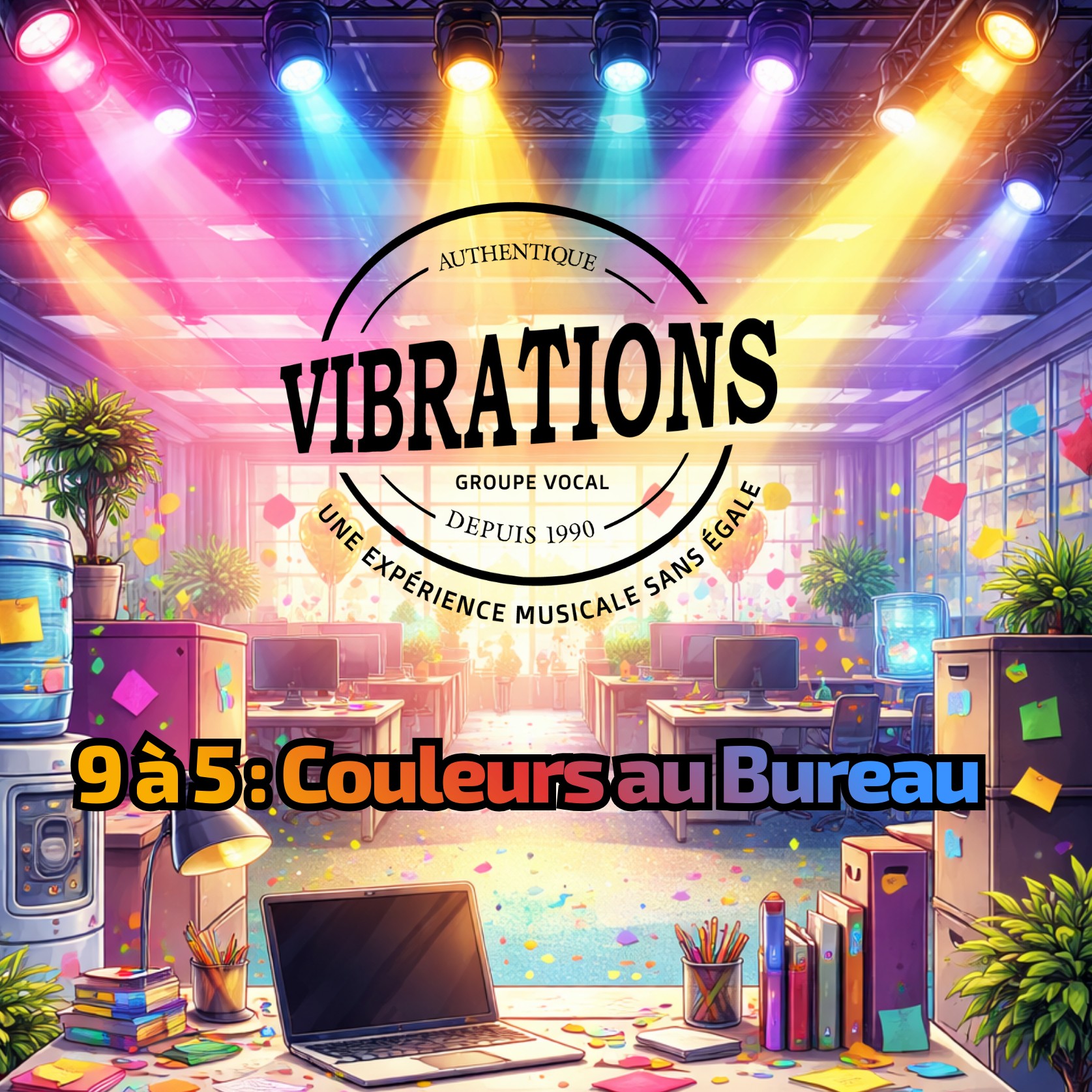 Vibrations présente : 9 à 5 – Couleurs au Bureau