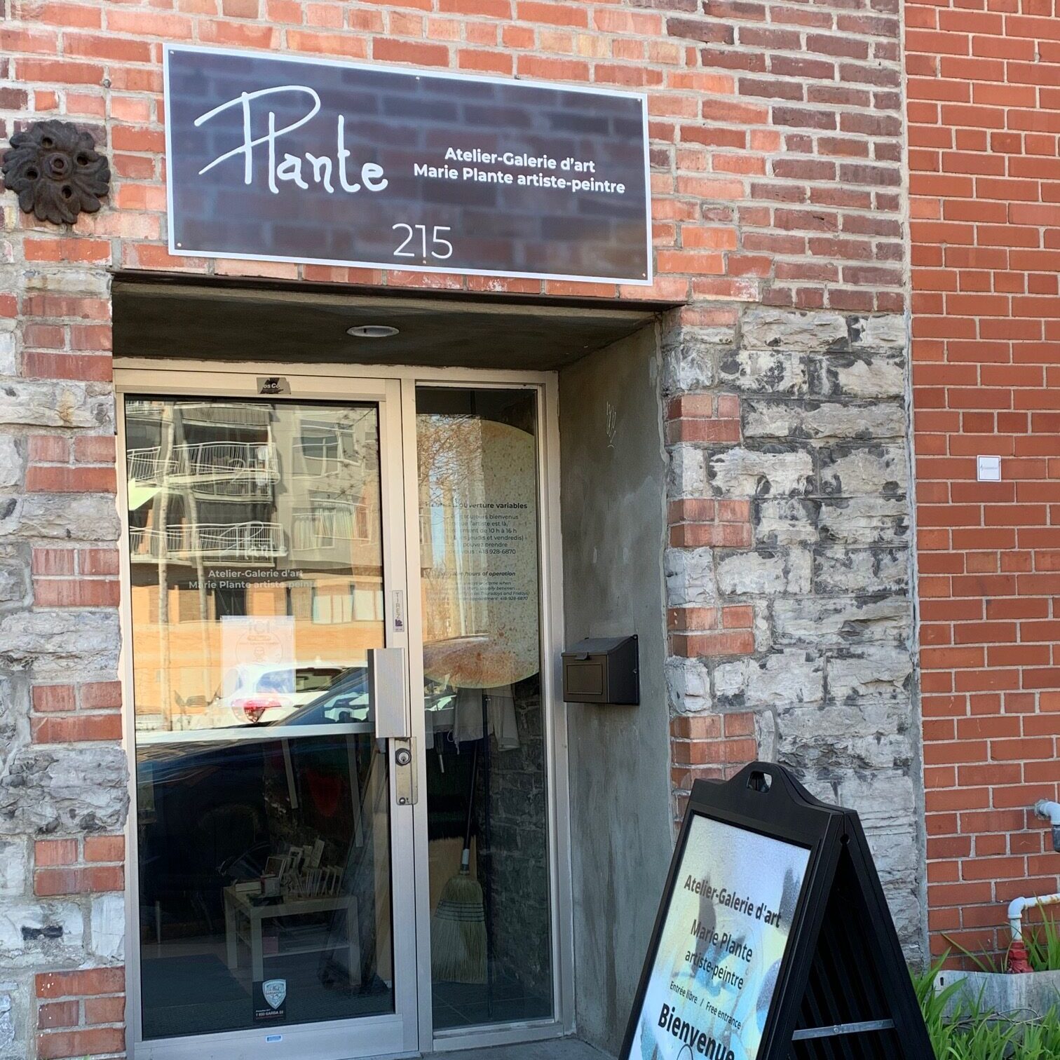 Visite d'un atelier d'artiste