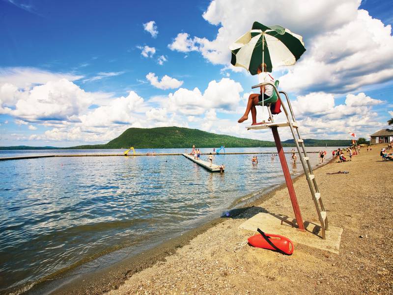Plage municipale de Témiscouata-sur-le-Lac (Cabano)