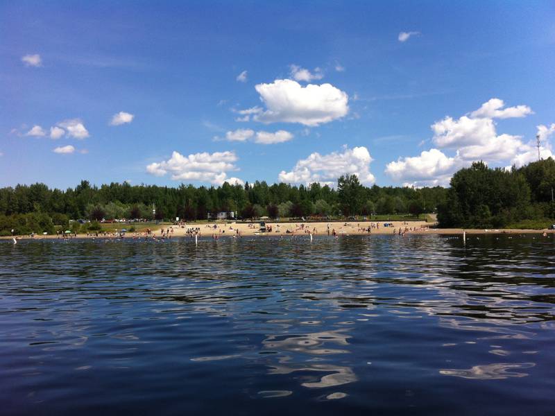Plage municipale Rotary du lac Blouin
