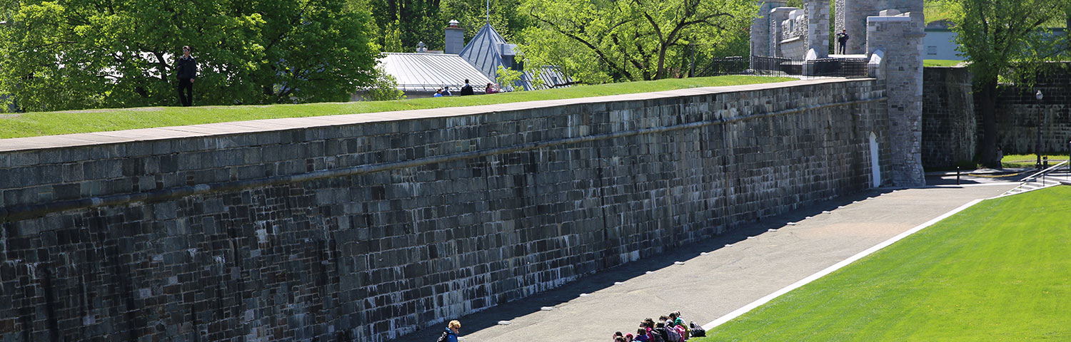 Vieux-Québec – Intérieur des fortifications